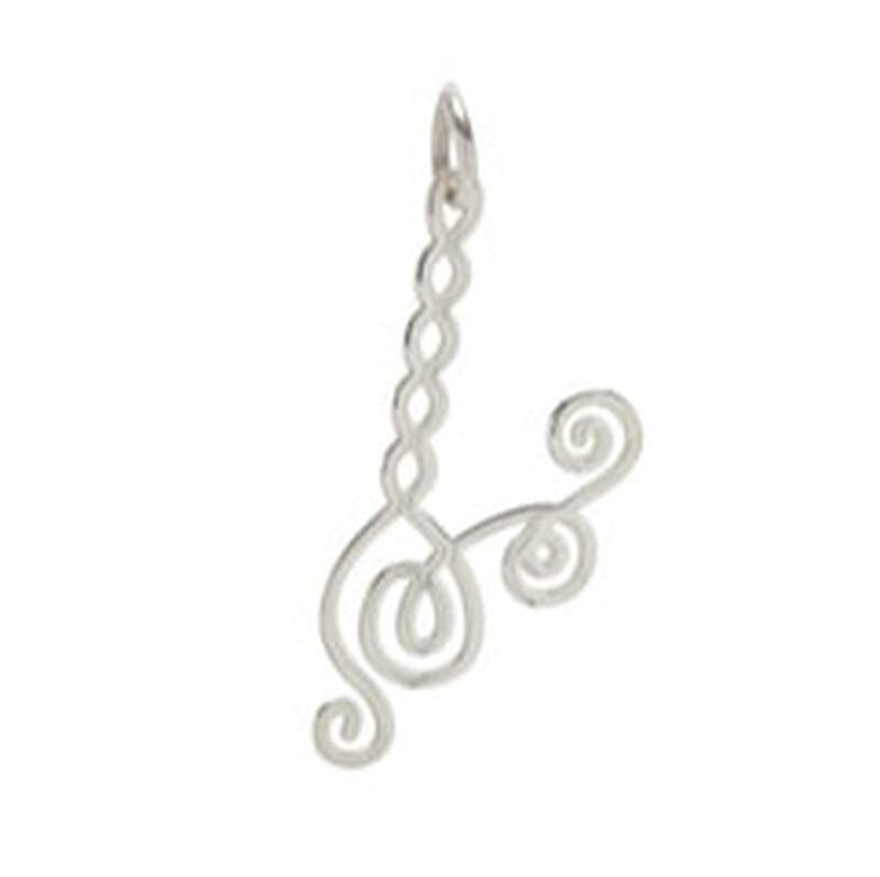 Electro-Stress Pendant in Sterling Silver