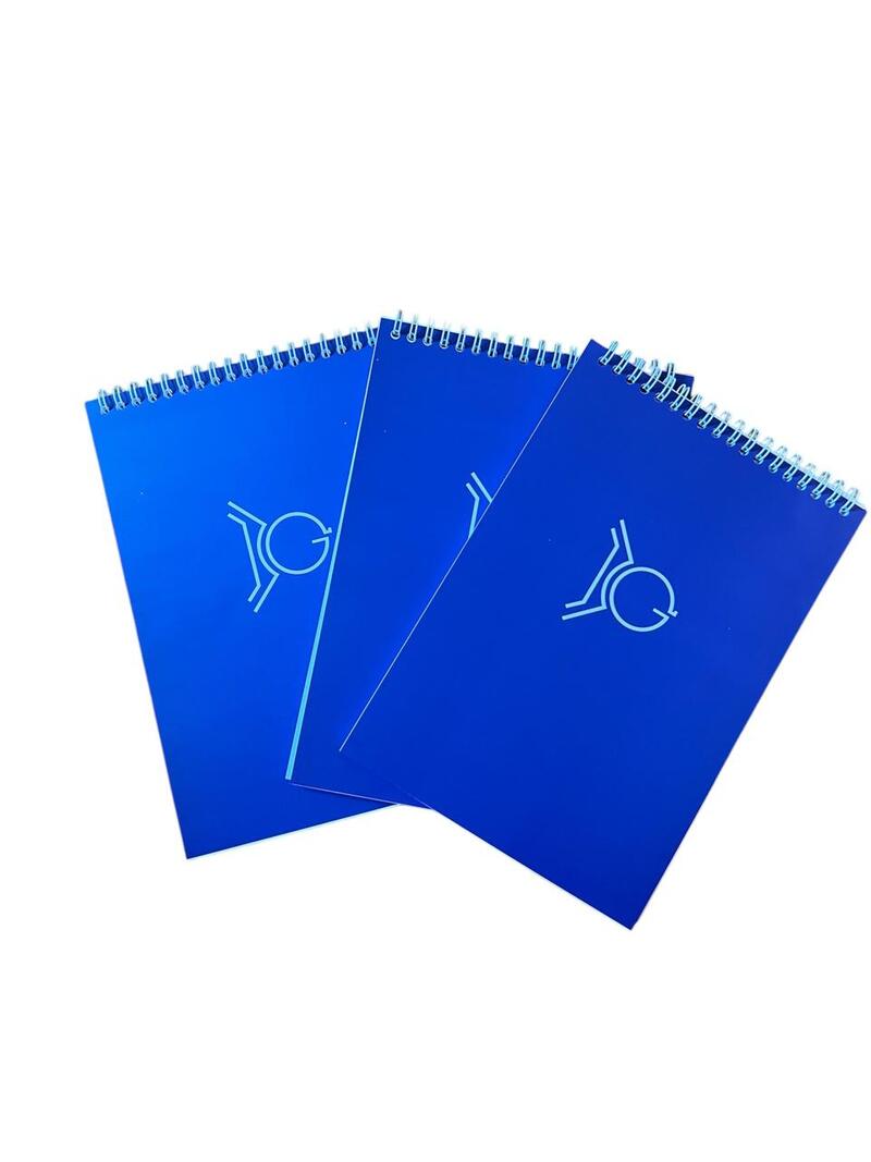 BG Notebooks (set of 3, 1 lined, 1 dotted, 1 plain)